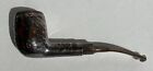 Vintage Henley Special Made In Denmark Overlay Golfer Golf Smoking Pipe  read