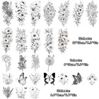 26 Sheets Fake Tattoos Realistic Temporary Tattoos For Adult Women  Large Sleeve