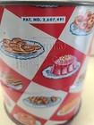 1950 s  Metal Androck 3 Screen  Flour Sifter 5  Pat    Red Handle Vintage Used 