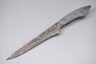 12 0  Handmade Forged Copper Damascus Steel Blank Blade For Filet Knife Making