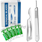 100 Scalpel Blades  15c   Scalpel Handle  3 Surgical Dental Ent Instruments