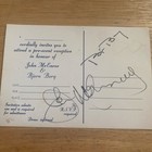 John Mcenroe  Bjorn Borg Signed Rsvp Postcard Jsa Coa