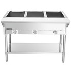 Stainless Steel Commercial Gas Steam Table 3 Pans Food Warmer Nature Gas Propane