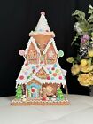 22 In Sugarplum Dreams Gingerbread House Light Up Ice Cream Christmas Decor