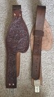 New - Broken Horn Tooled Replacement Western Saddle Fenders  pair  - Kids  Youth