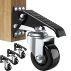 Workbench Casters Wheels 920lbs Retractable Casters Set Of 4 Heavy Duty 920 Lb