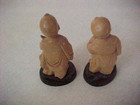Lot Of 2 Very Old  Vintage Boxwood  Chinese Carved Wood Figures 4   