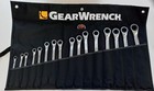 Gearwrench 85099r Xl Ratcheting Combination Metric Wrench Set 16 Pc  12 Point