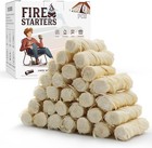 70 Pcs Fire Starter  Natural Fire Starters For Fireplace Indoor  Campfires  Gril