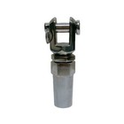 Swageless Jaw Terminal For 1 4  Cable Wire Stainless Steel 316 Marine Grade 4 Pc