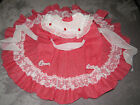 Vtg Frilly Party Baby Girls Full Circle Dress By Sandy s Girls Size 3t  Made Usa