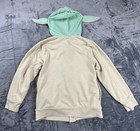 Star Wars Grogu Baby Yoda Hoodie Kids Sm Costume Zip Up Sweatshirt 3d Ears