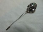 Antique Victorian Silver Filigree Ball Hat Pin