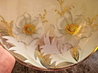 Lovely Antique Hand Painted Bavaria Plate White Open Roses Gold Trim 8 5 