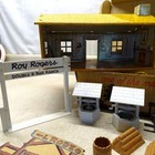 Vintage Marx Roy Rogers Rodeo Ranch Play Set   Box  Assorted Accessories Western