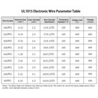 8-24awg Ul1015 Electronic Wire Cable Tinned Copper Wire 600v High Temp 105   