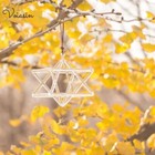 5 6 7inch Transparent Color Chakra Clear Quartz Crystal Singing Merkaba Pyramid