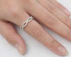 Eternity Clear Cz Classic Ring New 925 Sterling Silver Stackable Band Sizes 5-10