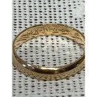 Vtg Baby 14k Rolled Gold Fill Dome Band Ring 14k-1 20 Rgp Gold Tone Tiny Size 00