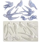 Cardinals Birds Chocolate Silicone Molds - Lovely Swallow Cake Decoration