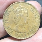 British Mauritius Km34 5 Cent 1959 Queen Elizabeth