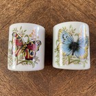 2 Vintage Mini Taper Candle Holders Butterfly Boho Cottage Cottagecore Fairy