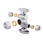 Efield 5 8  Od Compr  X 3 8  Od Compr  X 3 8  Od Compr  Dual Stop Valve 1 4 Turn