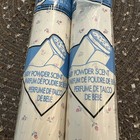 Vtg Rubbermaid Non Adhesive Baby Powder Scents Shelf Liner Paper 2 Rolls