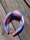 Lilly Pulitzer Knotted Satin Headband In    splashdance   - Colorful Vacation J3