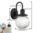 1-light Brass Modern Vintage Indoor Wall Sconce  Vanity Single Luxury Hardwir   