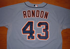 Detroit Tigers Bruce Rondon 2013 Game Used Worn Rookie Jersey With Mlb Hologram