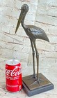 Vintage Austrian Vienna Bronze Cold Painted Stork Baby Hot Cast Sculpture Figure