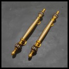 Pair Of Vintage Main Entry Door Pull Handle D29 Antique Solid Brass Home Decor