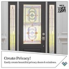 Gallery Glass Privacy Window Promoggpw22 Stained Glass Pattern Pack 8 Oz 4 Piece