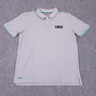 Mercedes Amg Petronas Formula One Team Polo Shirt Mens Medium Gray F1 Offical