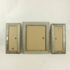 Set Of 3 Matching Vintage Wall Mirrors Beveled Edge Filigree Frames  Unbranded