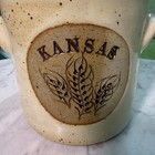 Vtg Wayne Van Sickle Kansas Wheat Clay Stoneware Crock Signed Studio Art Pottery