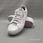 Puma Women s White Low Top Leather Sneakers Shoes Size 11 Vikky V2