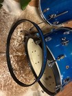 Vintage April 1965 Ludwig Keystone Blue Sparkle 3 Piece Drum Set - 13 16 22