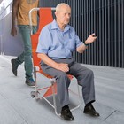 Emergency Rescue Stair Stretcher Chair Foldable Chair Stretcher W  2 Wheels