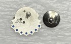 Vintage Grumman Aerospace 35 Year Service Pin Diamond And Sapphires