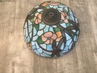 Vintage Dragonfly   Floral Patterned Tiffany-style Stained Glass Lamp Shade 16   