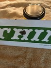 Vintage Industrial Safety Sign   Porcelain With Green  White   Ca 1940   s