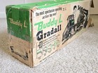 Vintage 60 s Buddy L Toy Warner Swasey  Pressed Steel Gradall Backhoe