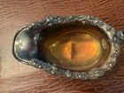 Silver Plated Vintage  English Gravy Sauce Boat Server Needs A Good Polishing