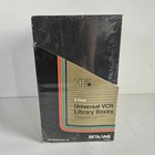 Vhs Case Video Box Universal Vcr Library Case 5 Pack Home Entertainment New 