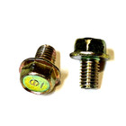 Set Of 2 1 4 In Thread 1 2 In Hex Head Yellow Zinc Coated Steel Bolt Screws