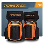 Powertec 71880 Knee Pads For Work  Construction  Flooring  Gardening  1 Pair
