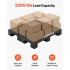 Uimoso 2 Pack Plastic Pallets Durable Waterproof Floor Tiles 2205lbs 39 4 x19 7 