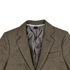 New Crewcuts Kids Ludlow Wool Blend Herringbone Suit Jacket Brown Size 6